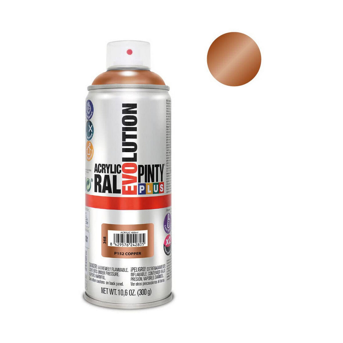 Sprayverf Pintyplus Evolution P152 400 ml Koper